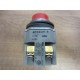 Idec ABD211N-R ABD211NR Pushbutton Non-Illum 1NO1NC Red - New No Box