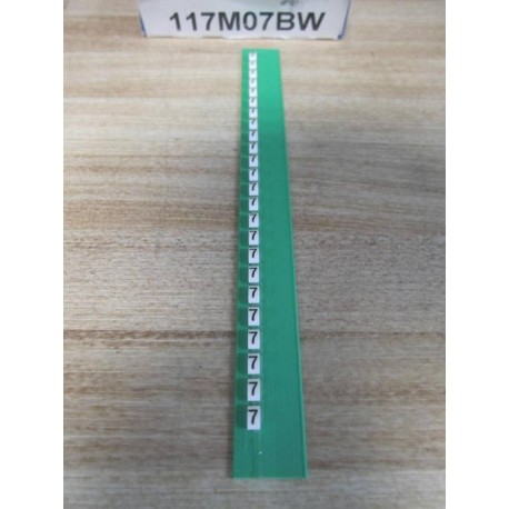 Grafoplast 117M07BW Label 7 (Pack of 19)