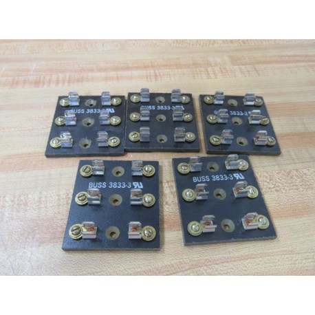 Bussmann 3833-3 Buss Fuse Holder 38333 (Pack of 5) - Used