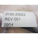 DCA 0904 DCA0904 Cable Assembly Rev 001 0100-20022