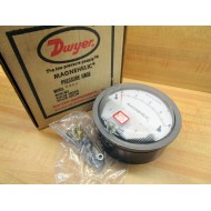 Dwyer 2008C Magnehelic Pressure Gauge WHardware