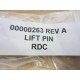 00000263 Lift Pin RDC Rev A (Pack of 6)