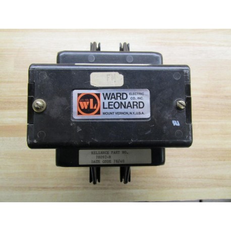 Ward Leonard 78092-R Contactor RDP3-10100 - Used