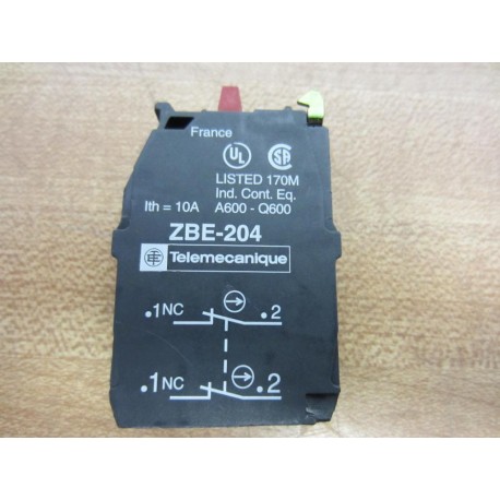Telemecanique ZBE-204 Contact Block 35572 ZBE204 - New No Box