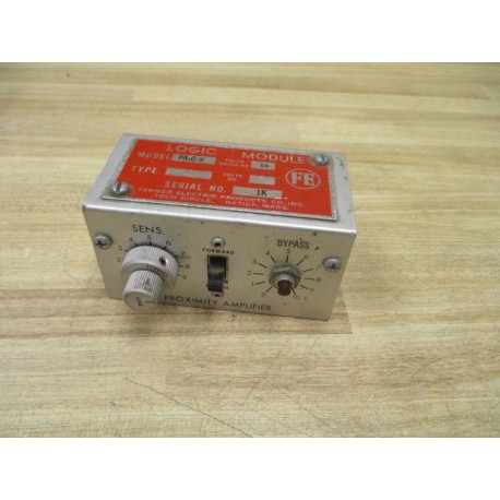 Farmer Electric PAIC-3 Logic Module Proximity Amplifier PAIC3 - Used