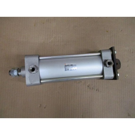 SMC NCA1B325-0600 Air Cylinder NCA1B3250600 WFittings - Used