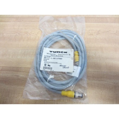 Turck RKC 4.4T-2-RSC 4.4TS622 U5192 Cable RKC44T2RSC44TS622