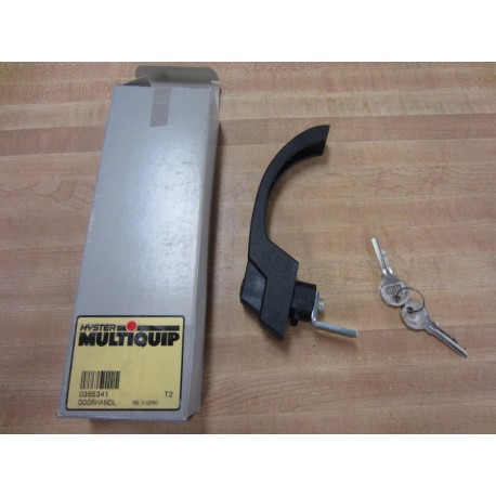 Hyster 0365341 Multiquip Door Handle With Key Hy-0365341