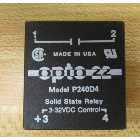 Opto 22 P240D4 Relay (Pack of 2) - New No Box