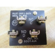 Allen Bradley 800T-A1A Green Pushbutton 800TA1A Contact Only - New No Box