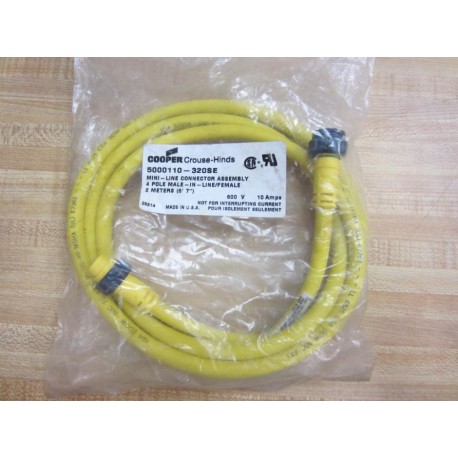 Crouse & Hinds 5000110-320SE 5000110320SE Cordset