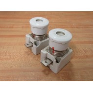 Fuji AFa60 Ceramic Fuse Holder 41-8747 Chipped (Pack of 2) - Used