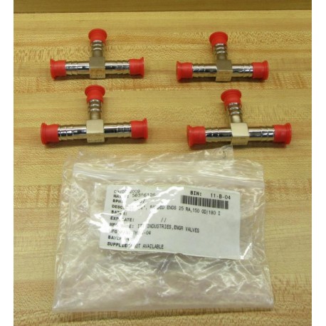 ITT Industries 7HB-7-04 Tee 7HB704 (Pack of 4)