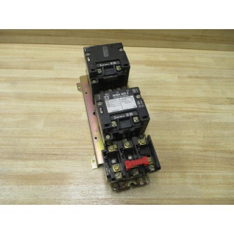 Square D 8736 SBO 4S Reversing Contactor 8736 SB0 4S - Used
