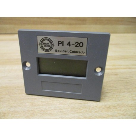 Micro Motion PI-4-20 Indicator PI420 Gray - Used