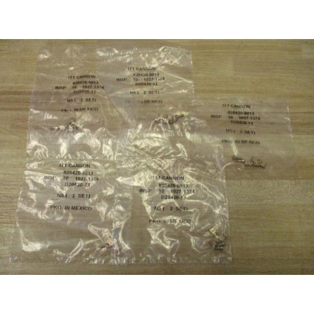 ITT Cannon D20420-13 D-Sub Screw Lock D2042013 (Pack of 5)