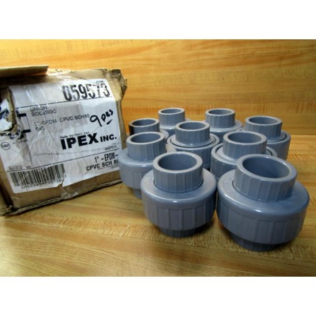 IPEX 059573 1" EPDM-CPVC SCH80 UNION F1970 (Pack of 9)