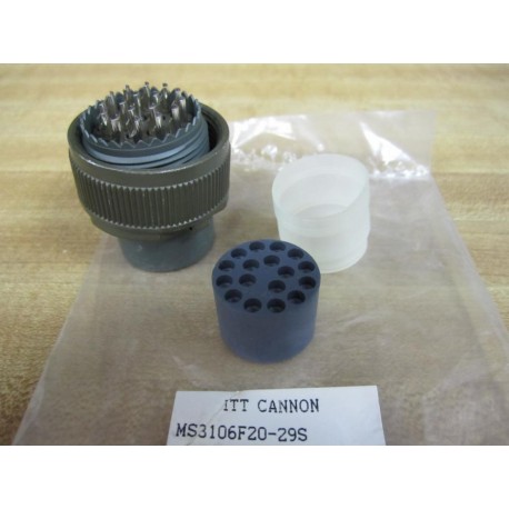 ITT Cannon Electric MS3106F20-29S Circular Connector MS3106F2029S