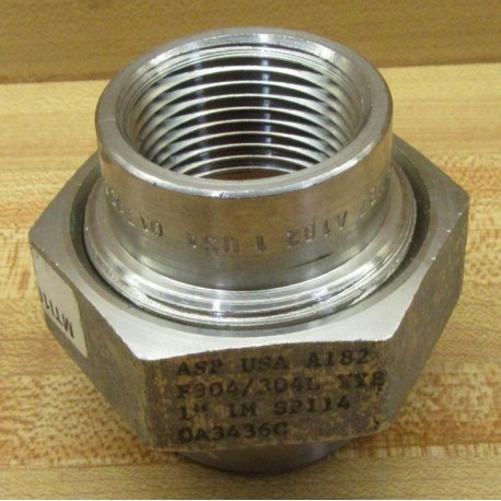 ASP A182 SP114 Union Pipe Fitting IM 0A3436C 1" - New No Box