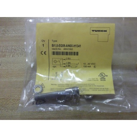 Turck BI15-EG08-AN6X-H1341 Proximity Switch 4602360