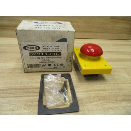 Rees 02911-002 Mushroom Plunger 02911002