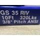 Goldspec GS 35 RIV Roller Chain GS 35 38" Pitch ANSI 10 Feet