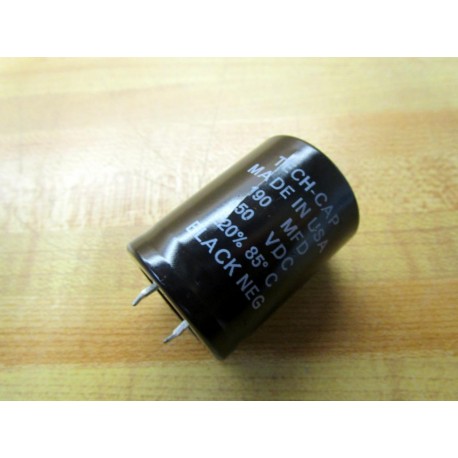 Tech-Cap 190 MFD 450 VDC Capacitor 190MFD450VDC - New No Box