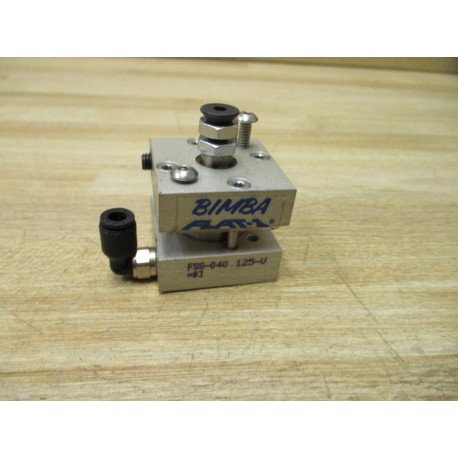 Bimba FSS-040.125-V Cylinder FSS040125V W Fitting - Used