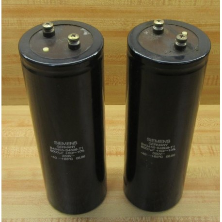 Siemens B43455-S4608-T1 Capacitor B43455S4608T1 (Pack of 2) - Used