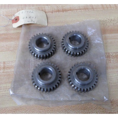 C71752 Gear 43591 Bore 1-1316" (Pack of 4)