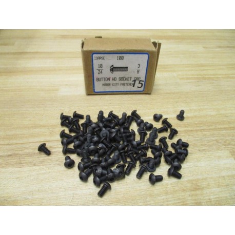 Motor City Fastener 10-24 x 38 Button Head Socket Cap Screw (Pack of 98)