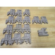 Entrelec 011483600 Terminal Block End Stop (Pack of 15) - Used