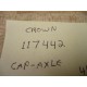 Crown 117442 Axle Cap (Pack of 3) - New No Box