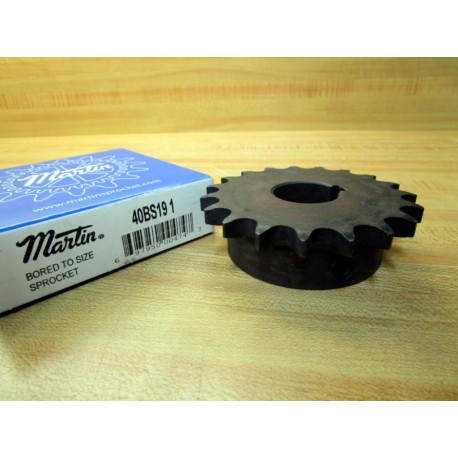 Martin 40BS19 1 Sprocket WKW 40BS191