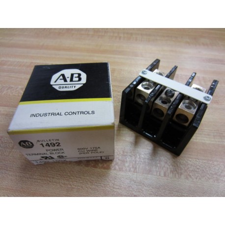 Allen Bradley 1492-100X 1492100X Power Terminal Block Series B