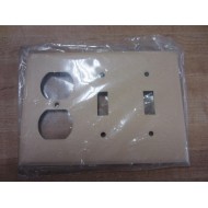 Mulberry 99543 3 Gang Duplex Receptacle Plate - New No Box