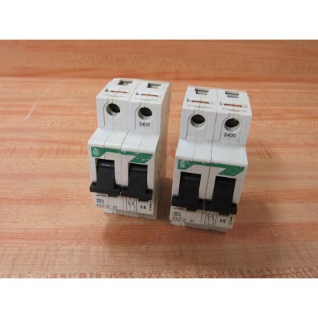 KlocknerMoeller FAZ-2-S1 1Amp Circuit Breaker FAZ2S1 (Pack of 2) - Used