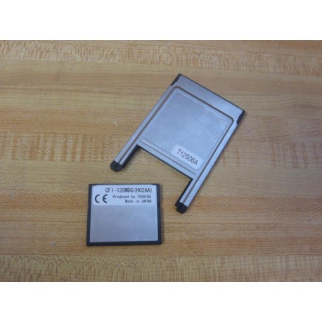 Toshiba CFI-128MDG Memory Card WAdapter CFI128MDG(H02AA) 712506A - Used