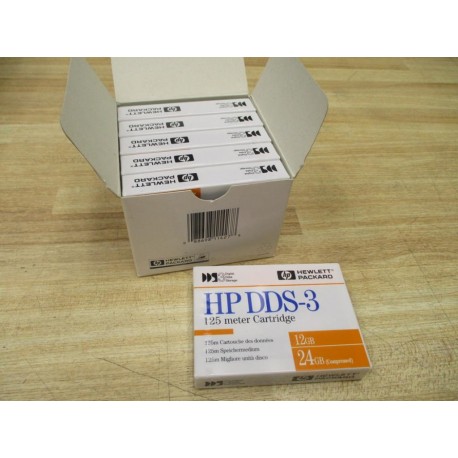 Hewlett Packard HP DDS-3 125 Meter Cartridge HPDDS3 (Pack of 6)