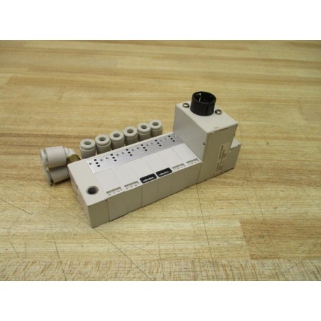 SMC VV3Q11-06CU0 Manifold VV3Q11-06CUO - Used