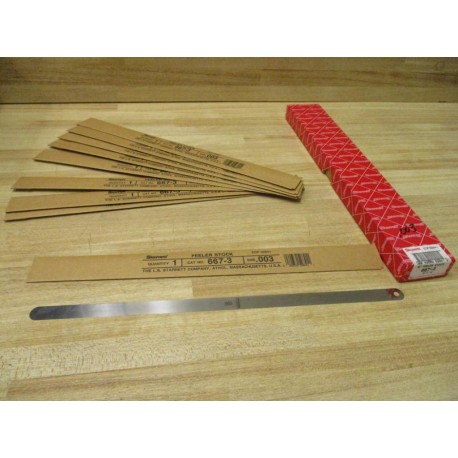 Starrett 667-3 Feeler Stock EDP52841 (Pack of 9)