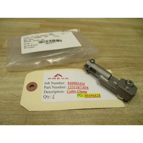 Areva 1251347-036 Cable Clamp