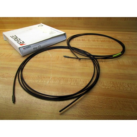 Keyence FU-77 Fiber Optic Cable Kit FU77 WO Hardware Or Cutter
