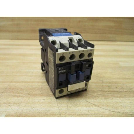 Telemecanique LC1 D1801 P7 Contactor LC1D1801P7 - Used