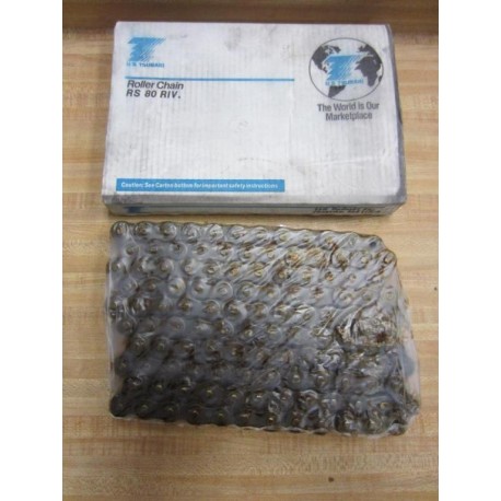 Tsubaki RS 80 RIV 10' Roller Chain RS80RIV