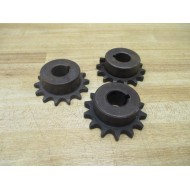 Martin 40BS14 34 Sprocket 40BS1434 (Pack of 3) - New No Box