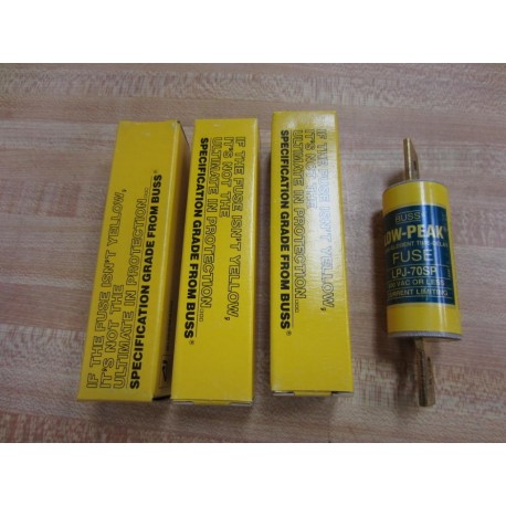 Bussmann LPJ-70SP Fusetron Fuse LPJ70SP Buss (Pack of 3)