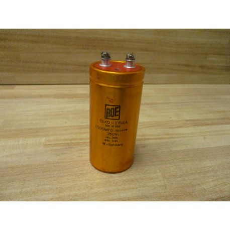 ROE 41250 Capacitor ELKO-EYMA 1000 MFD 350V - Used