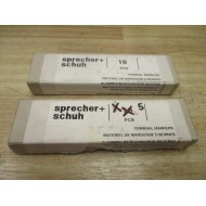 Sprecher+Schuh V7-MP-5 Terminal Marker Cards V7MP5 (Pack of 15)