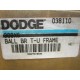 Dodge 038110 308X6 Ball BR Take Up Frame